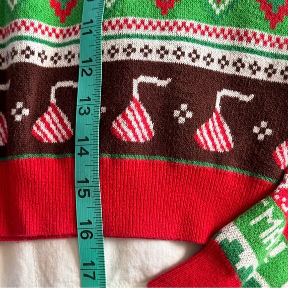 Chocolate Crop Sweater Hersheys x Forever 21 Collective Medium long sleeve - Picture 8 of 13